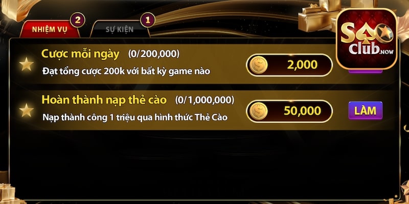 Cổng Baccarat Saoclub tổ chức nhiều khuyến mãi