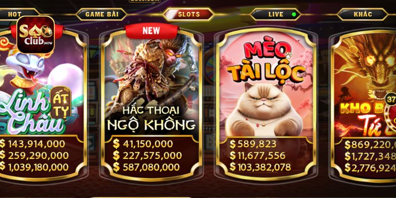 Điểm danh game quay hũ ăn khách nhất