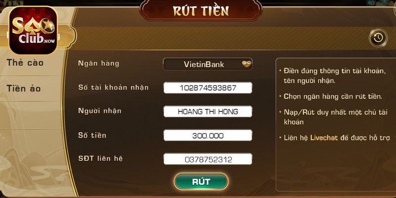 Giải đáp về giao dịch tại SAOCLUB