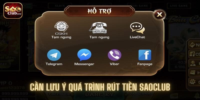 Cần lưu ý quá trình rút tiền để rinh thưởng về tay thuận lợi