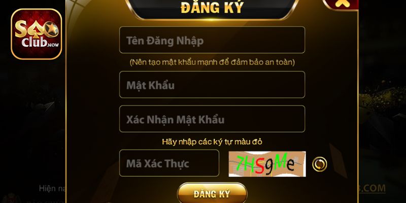 Khách hàng điền đầy đủ thông tin khi đăng ký thành viên